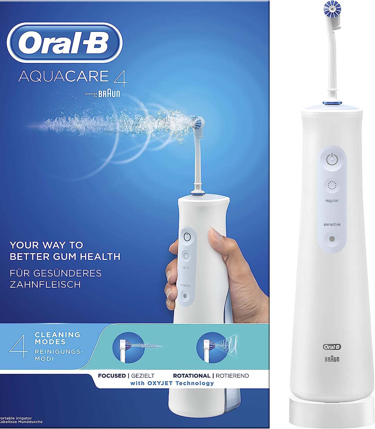 Reseña Oral-B Aquacare Irrigador Dental Portátil Series 4